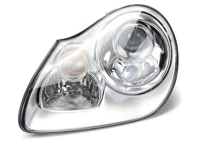 Porsche Headlight Assembly - Driver Side (Xenon) 95563115751 - Valeo 46660